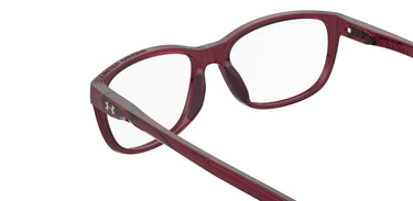Designer Women Under Armour Eyeglasses: UA 5025 - Crystal Red(3)- SpecSMART Eye Clinic (Diagonal View)
